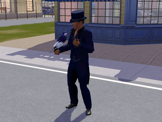 Sims 3: Мужской костюм «Гениальная ловкость рук».