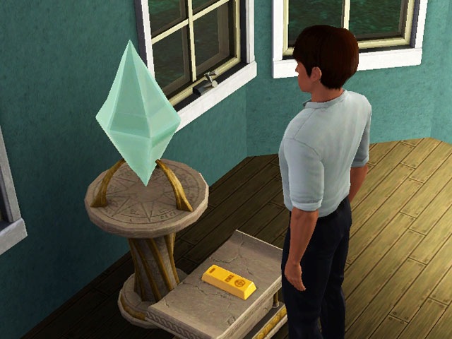 Sims 3: В слиток золота можно превратить практически любой предмет, лежащий в багаже персонажа.