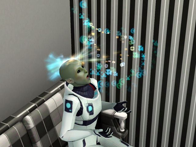 Sims 3: Инопланетяне могут восполнять свою ментальную энергию где угодно.