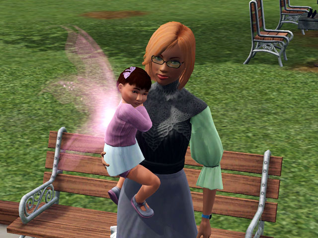 Sims 3: Даже у маленьких фей есть крылья.