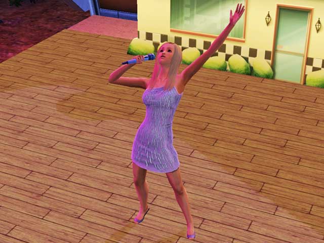 Sims 3: Женский сценический костюм любимца публики.