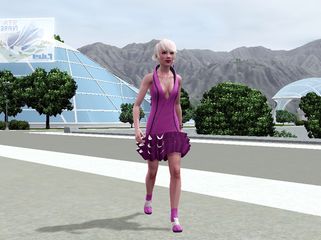 Sims 3: Люди будущего не боятся экспериментировать со своим внешним видом.