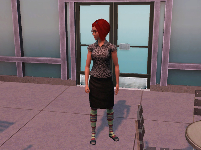 Sims 3: Женская униформа ведущего дизайнера.
