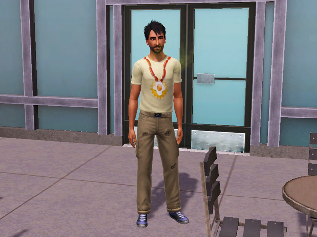 Sims 3: Мужская униформа старшего разработчика.