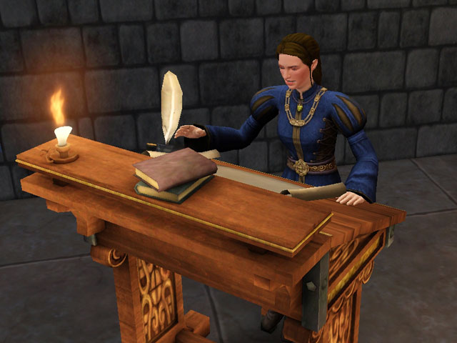 Sims Medieval: Королевский советник – важный персонаж во многих квестах.