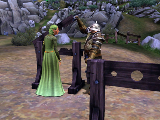 Sims Medieval: Маг очень самоотверженно готовится к выступлению.