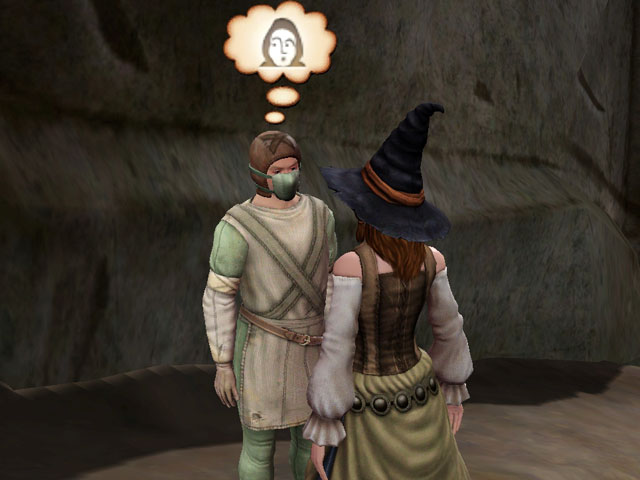 Sims Medieval: В этом квесте в помощи лекаря нуждается его собственный помощник.