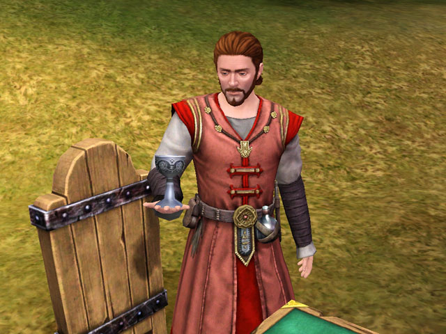 Sims Medieval: Бокал вина за победу!