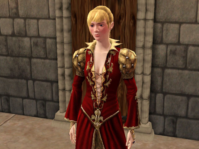 Sims Medieval: Легкомысленная дочь богатонского вельможи.