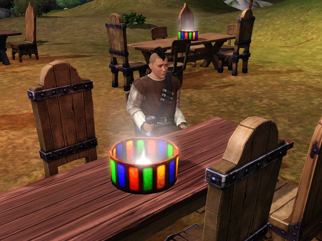 Sims Medieval: Плотник резко высказывается в адрес яковитов.