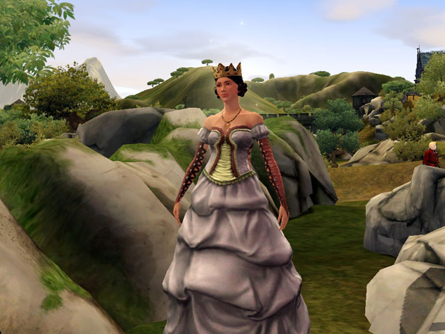 Sims Medieval: Тяжело быть беременной королевой...