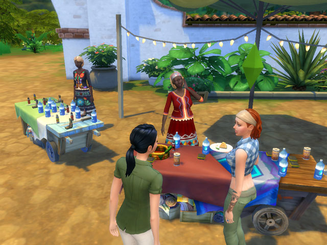 Sims 4: Наряды местных жителей не отличаются большим разнообразием.