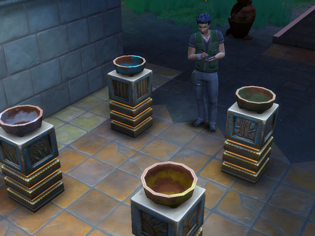 Sims 4: Изучение некоторых механизмов в храмах повышает навык археологии.