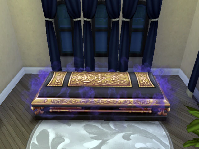 Sims 4: Внутри этого гроба вампир, лежащий в спячке.