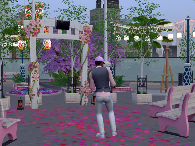 Sims 4: На фестивале можно вступить в брак.