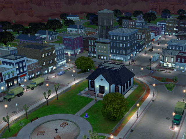 Sims 4: Если сильно не приглядываться, в Стрейнджервиле нет ничего необычного.