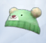 Зеленая шапочка «Медведь»