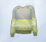Серо-зеленый детский свитер