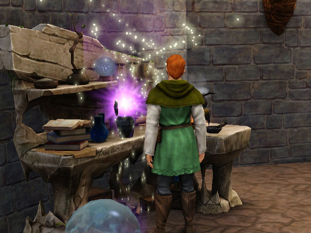 Sims Medieval: На рабочем столе можно создать множество волшебных зелий.