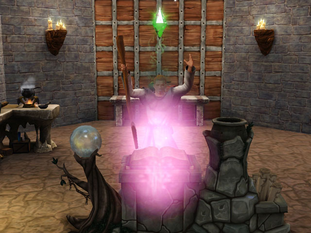 Sims Medieval: Тайная книга позволяет изучить новые заклинания.