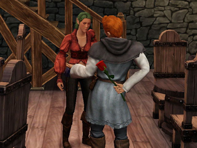 Sims Medieval: В Sims Medieval есть несколько романтических взаимодействий, которых нет в Sims 3.