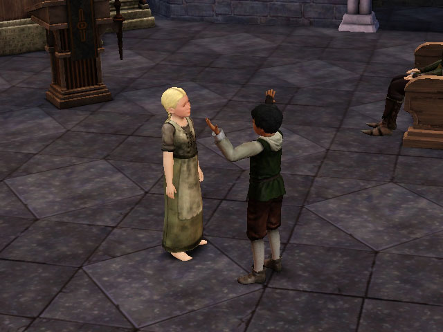 Sims Medieval: Средневековые дети не растут.