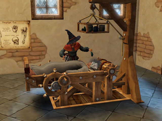 Sims Medieval: Особенности средневековой медицины: поставить пациенту пиявок и, если выживет, напоить какой-нибудь отравой.