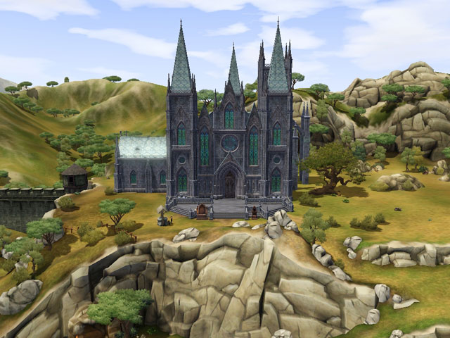 Sims Medieval: Собор яковитов – одно из самых красивых зданий в королевстве.