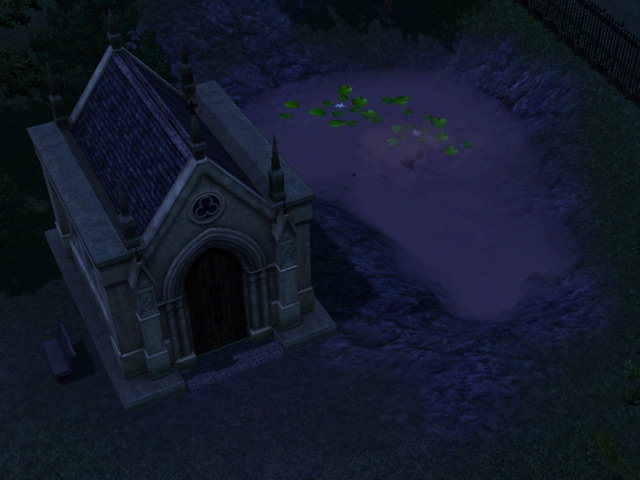 Sims 3: Рыбу-смерть можно поймать на кладбище ночью, когда над водой стоит призрачная дымка.