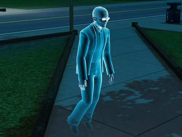 Sims 3: Призрак утонувшего сима.