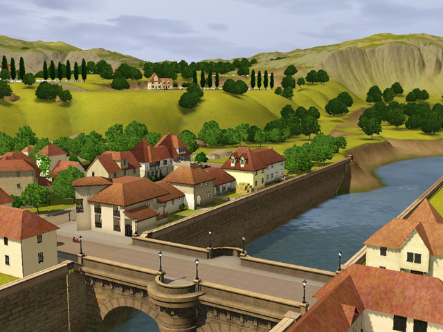 Sims 3: Во Франции все почти как дома, только трава зеленее, вода голубее, а винограда целых пять сортов. 