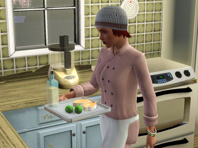 Sims 3: Униформа специалиста по десертам.