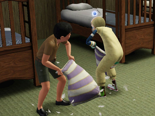 Sims 3: Воображаемый друг не даст ребенку заскучать.