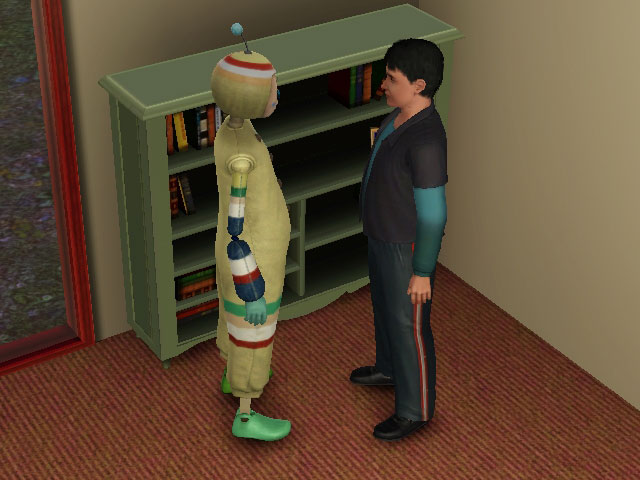 Sims 3: Воображаемые друзья бывают даже у подростков.