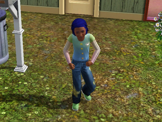 Sims 3: Оживленный воображаемый друг мало чем отличается от обычного ребенка. Кстати, его оригинальный наряд станет доступен в семейном шкафу.