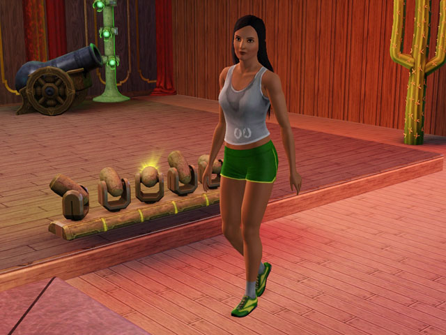Sims 3: Униформа игрока низшей лиги.