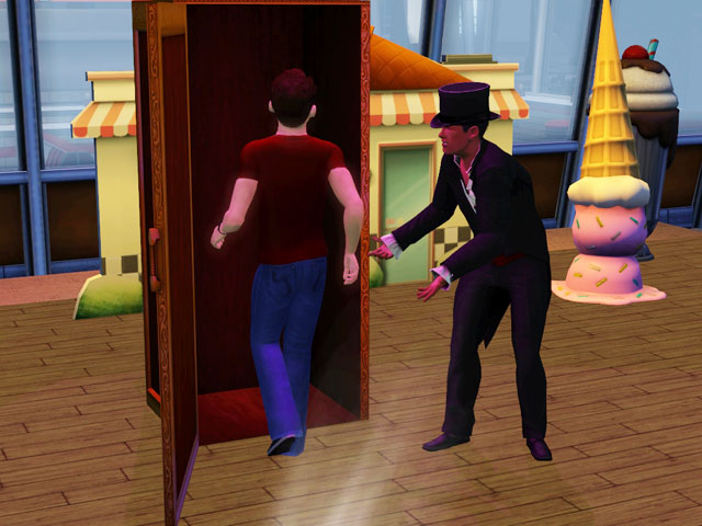 Sims 3: Мужской костюм таинственного персонажа.
