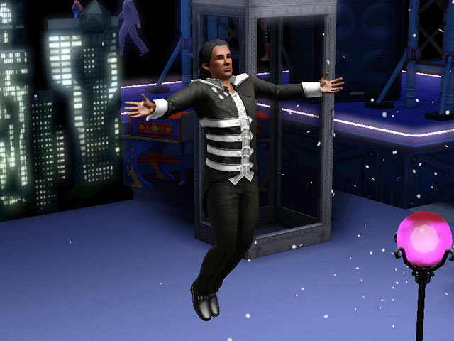 Sims 3: Мужской костюм главного иллюзиониста.