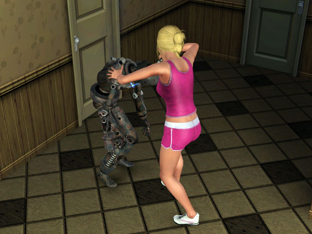 Sims 3: После замыкания симбота придется чинить как любой сломанный прибор.