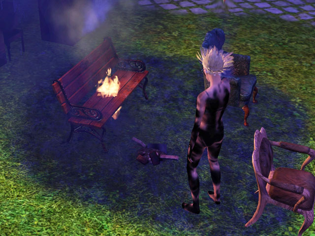 Sims 3: Начинающие изобретатели часто получают ожоги и устраивают пожары.