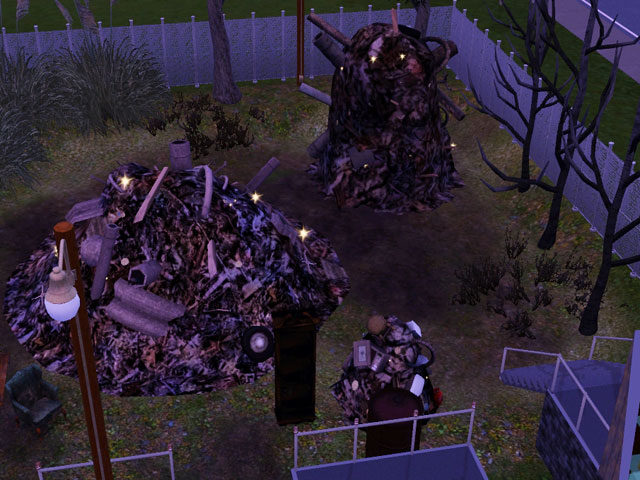 Sims 3: Когда мусорная куча блестит, в ней можно рыться.
