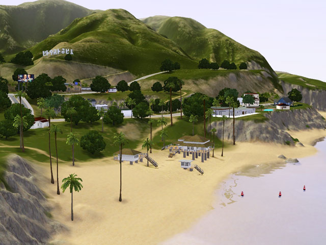 Sims 3: Все совпадения между Старлайт Шорз и Голливудом случайны.
