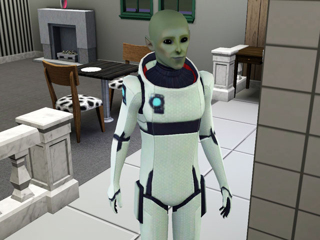 Sims 3: Внешний вид типичного пришельца.