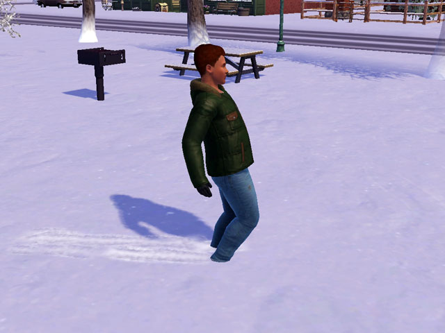Sims 3: У беременных мужчин такая же походка, как и у беременных женщин.