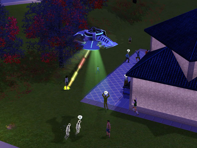 Sims 3: Зрелищный захват территории народа.