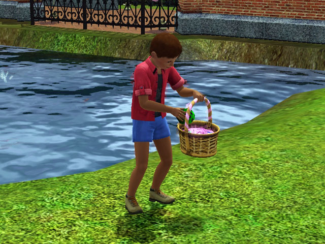 Sims 3: Каждый житель может поучаствовать в охоте на праздничные яйца.