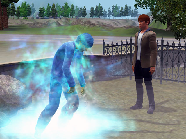 Sims 3: Ведьмы умеют воскрешать мертвых персонажей своим особым способом.