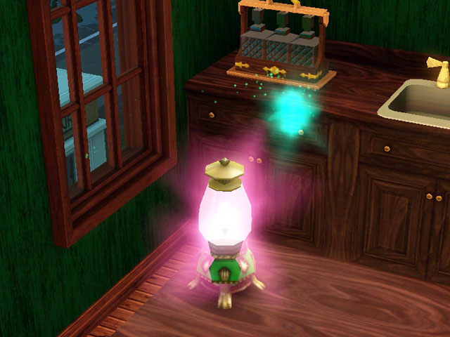 Sims 3: Волшебный фонарь оказывает на фей гипнотическое воздействие.