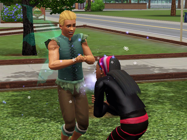 Sims 3: Жертва розыгрыша «Стук зубов».