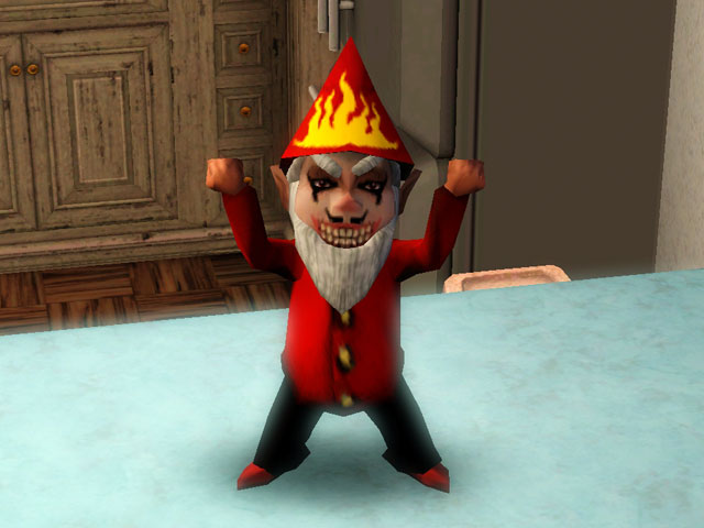 Sims 3: Злой Мистер Гном.